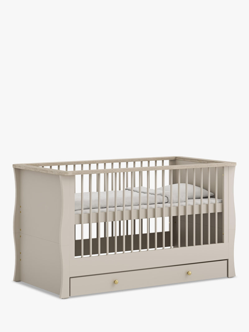 Little Acorns Celeste Cotbed in Cashmere/Grey Ash, UK version