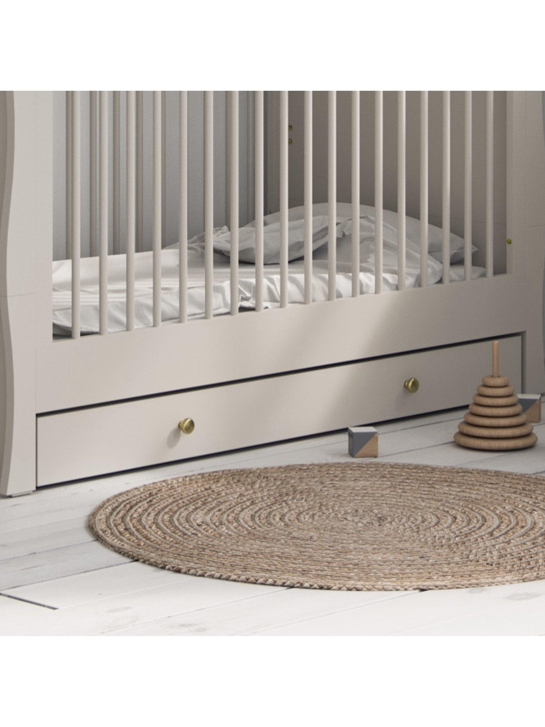 Little Acorns Celeste under drawer for cot bed in Cashmere/Grey Ash, UK version