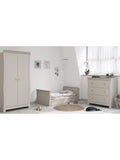 Little Acorns Celeste under drawer for cot bed in Cashmere/Grey Ash, UK version