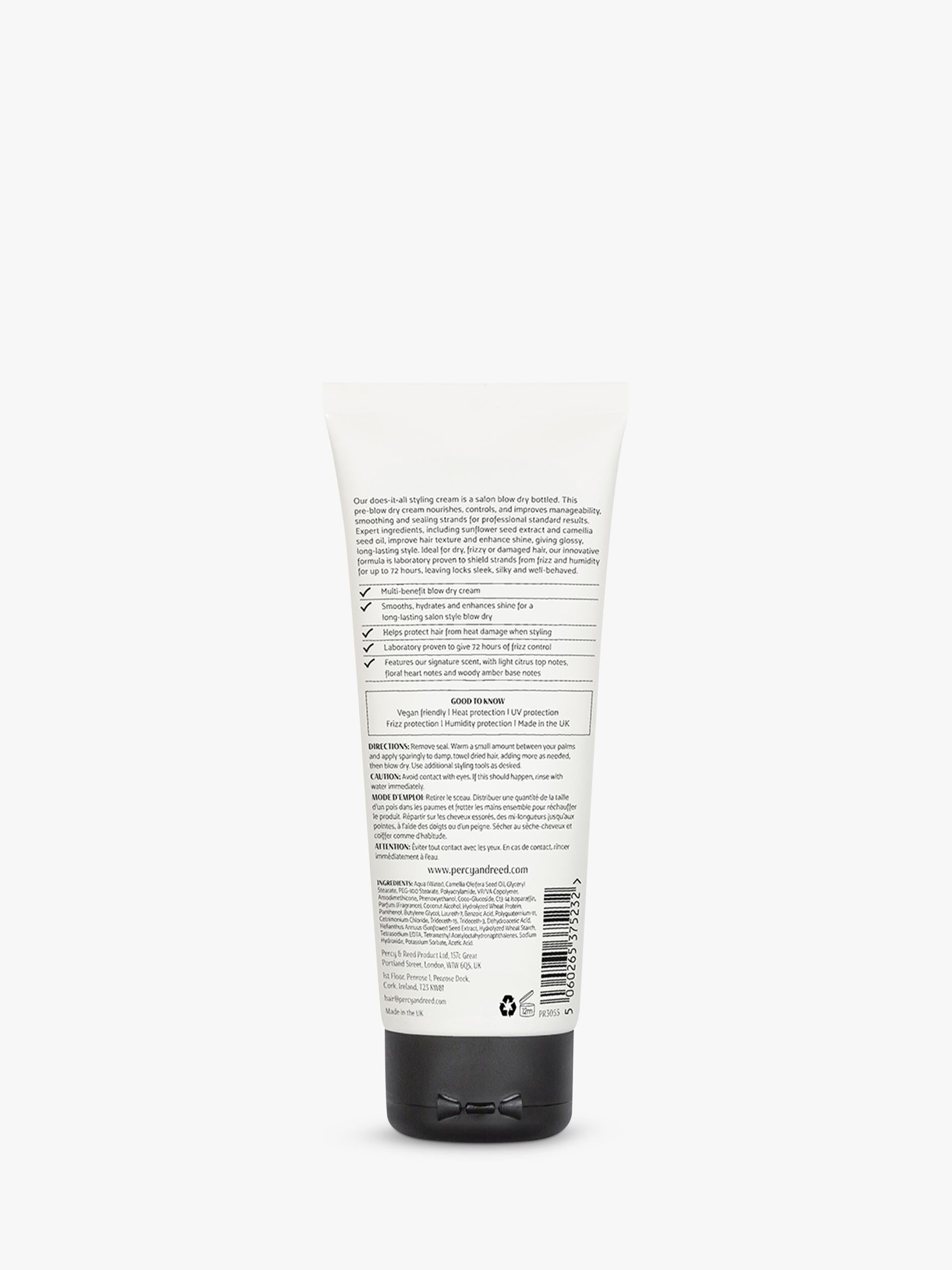 Percy & Reed Smoothing Blow Dry Cream 100ml, UK version