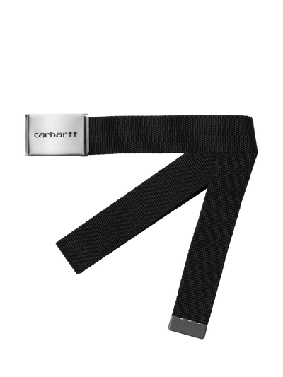 John Lewis Carhartt WIP Clip Canvas Belt Black- Buy online at McGrocer