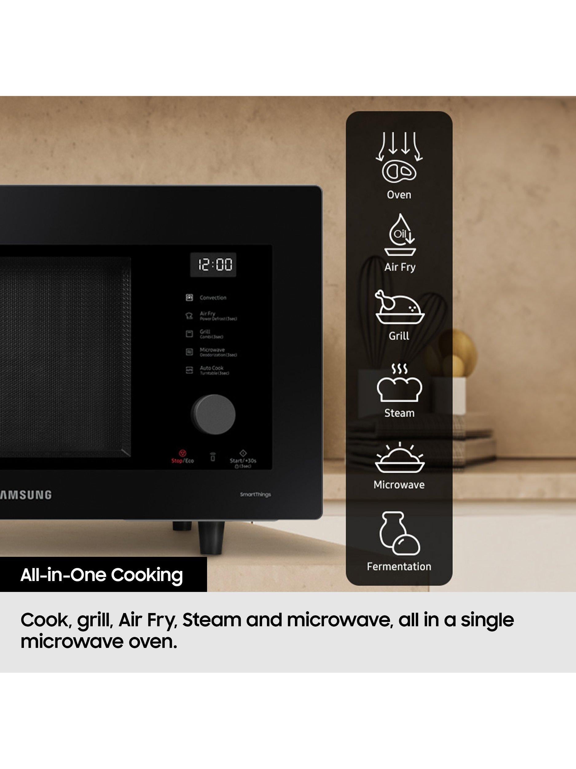 Samsung combination microwave black glass 32L (British brand)