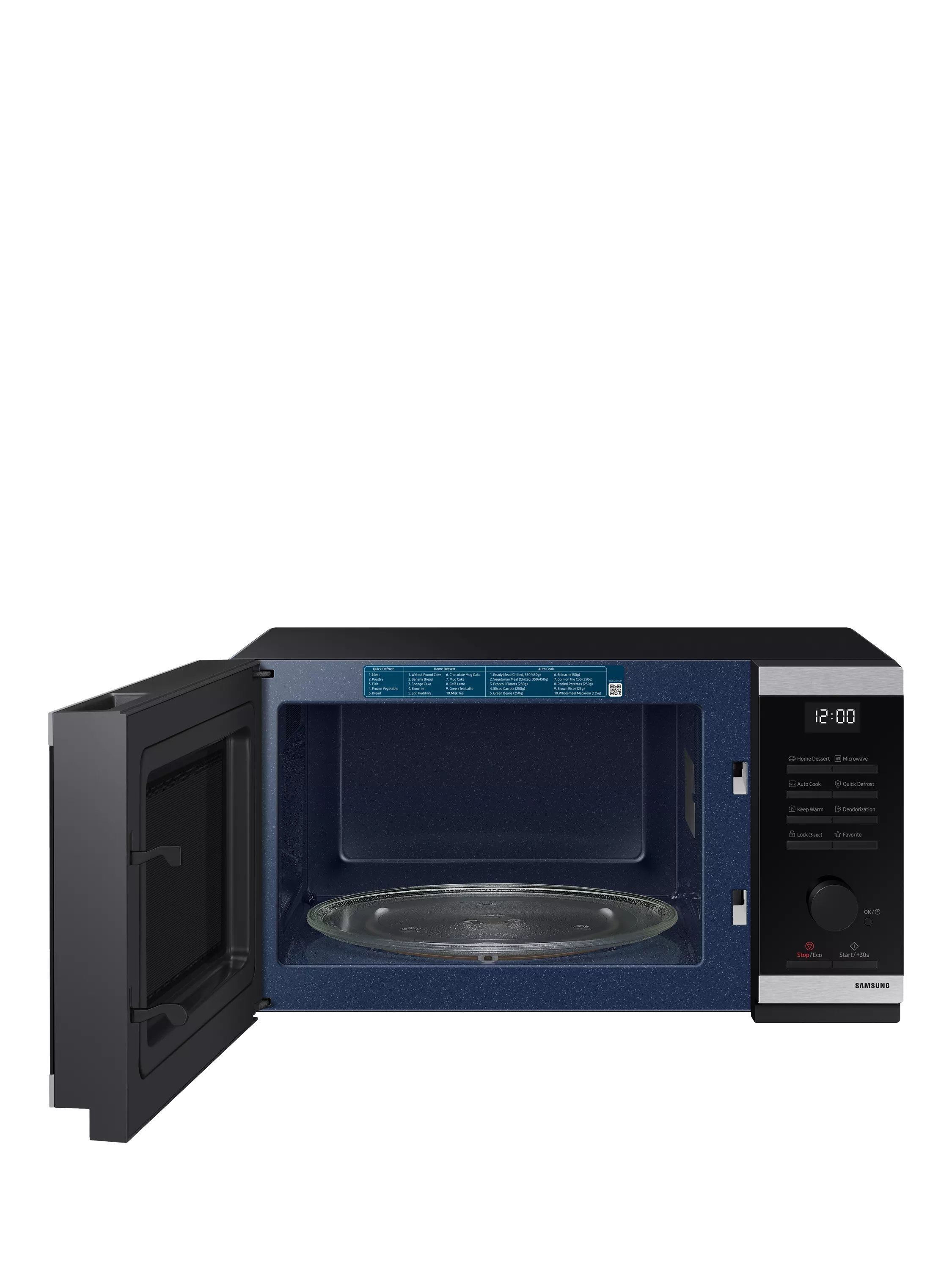 Samsung freestanding microwave 23L stainless steel, UK version