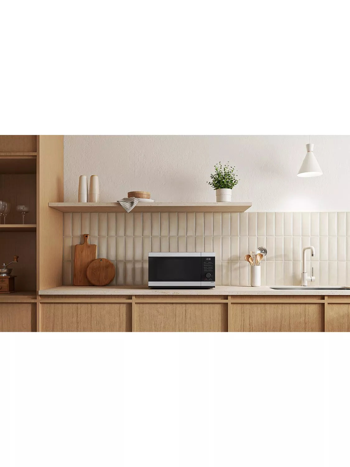 Samsung freestanding microwave 23L stainless steel, UK version