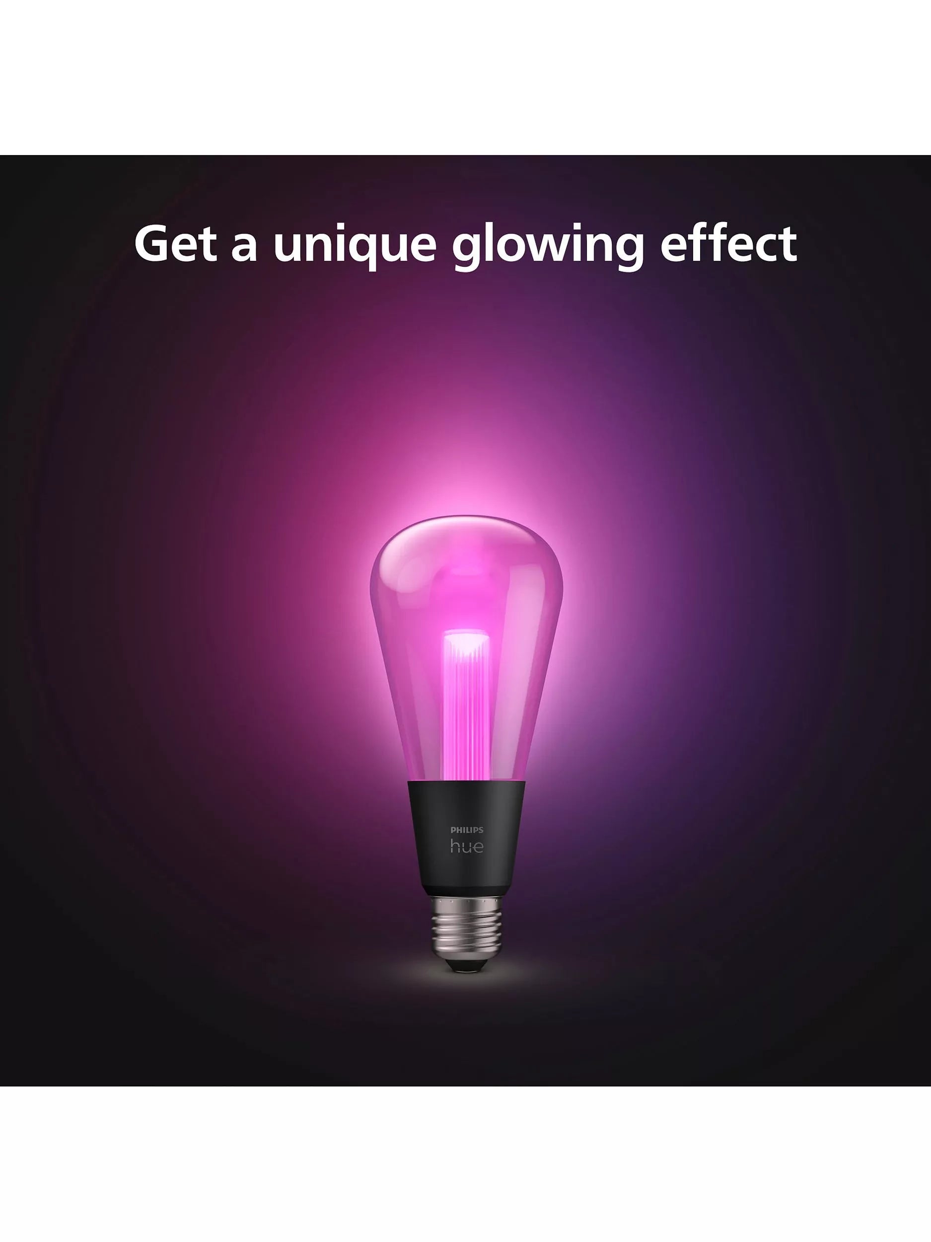 Philips Hue colour changing E27 LED bulb 6.8W, UK version