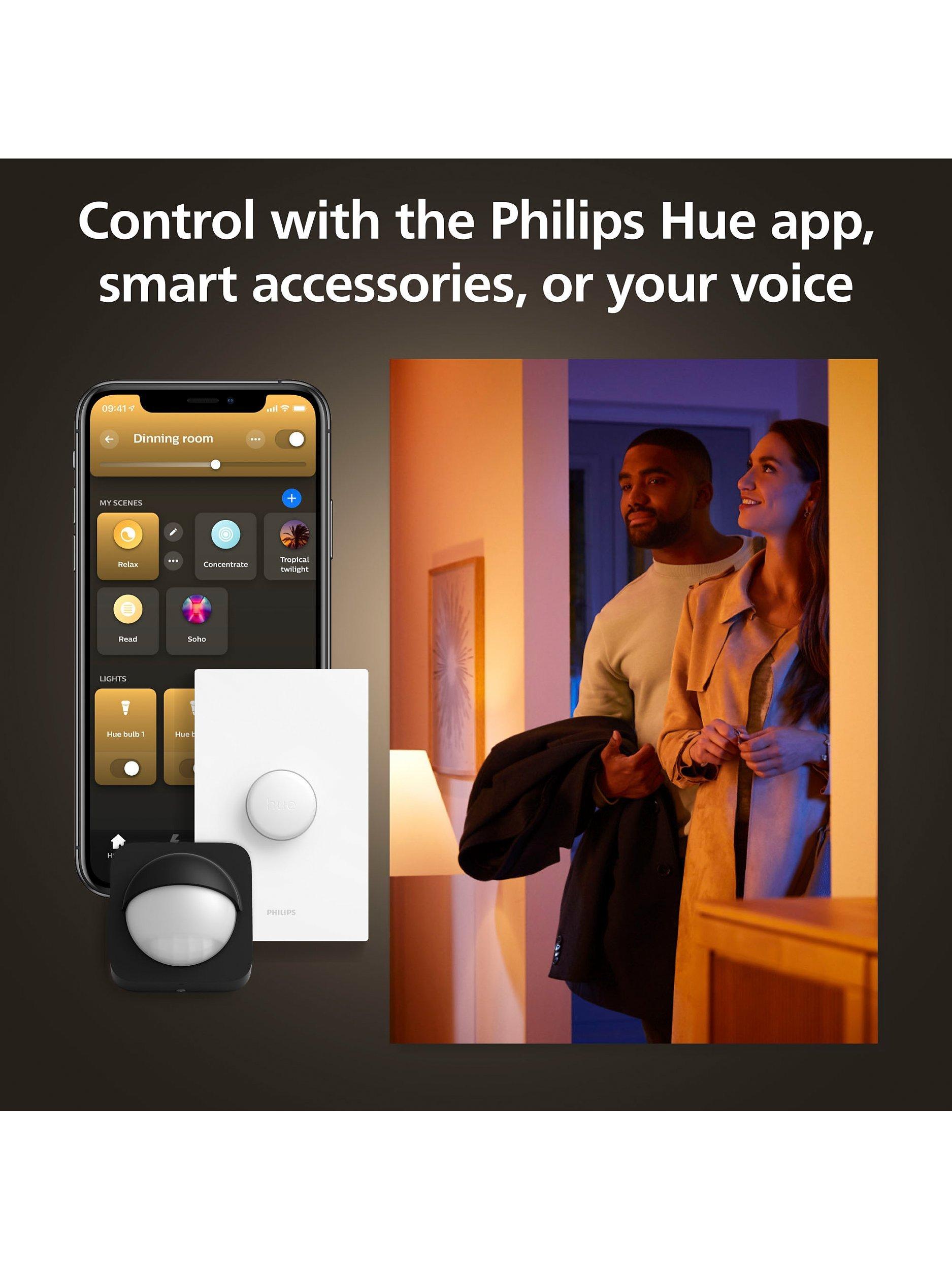 Philips Hue colour changing E27 LED bulb 6.8W, UK version