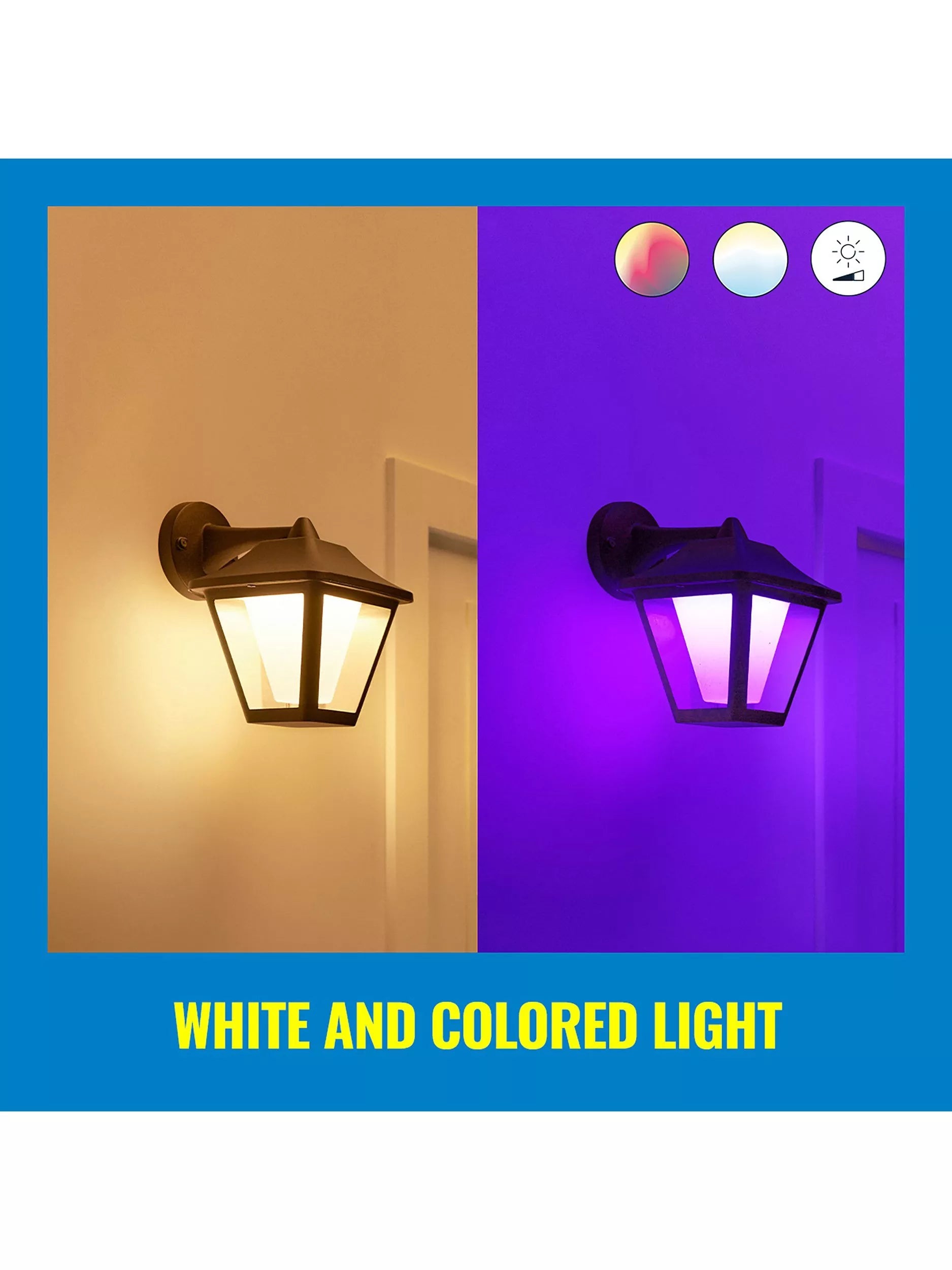 WiZ Smart LED Outdoor Wall Lamp 600 lumen - British product