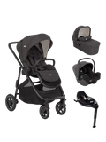 Joie Baby Versatrax Pushchair, Ramble XL Carrycot, i-Snug Car Seat and i-Base On the Go Encore Bundle