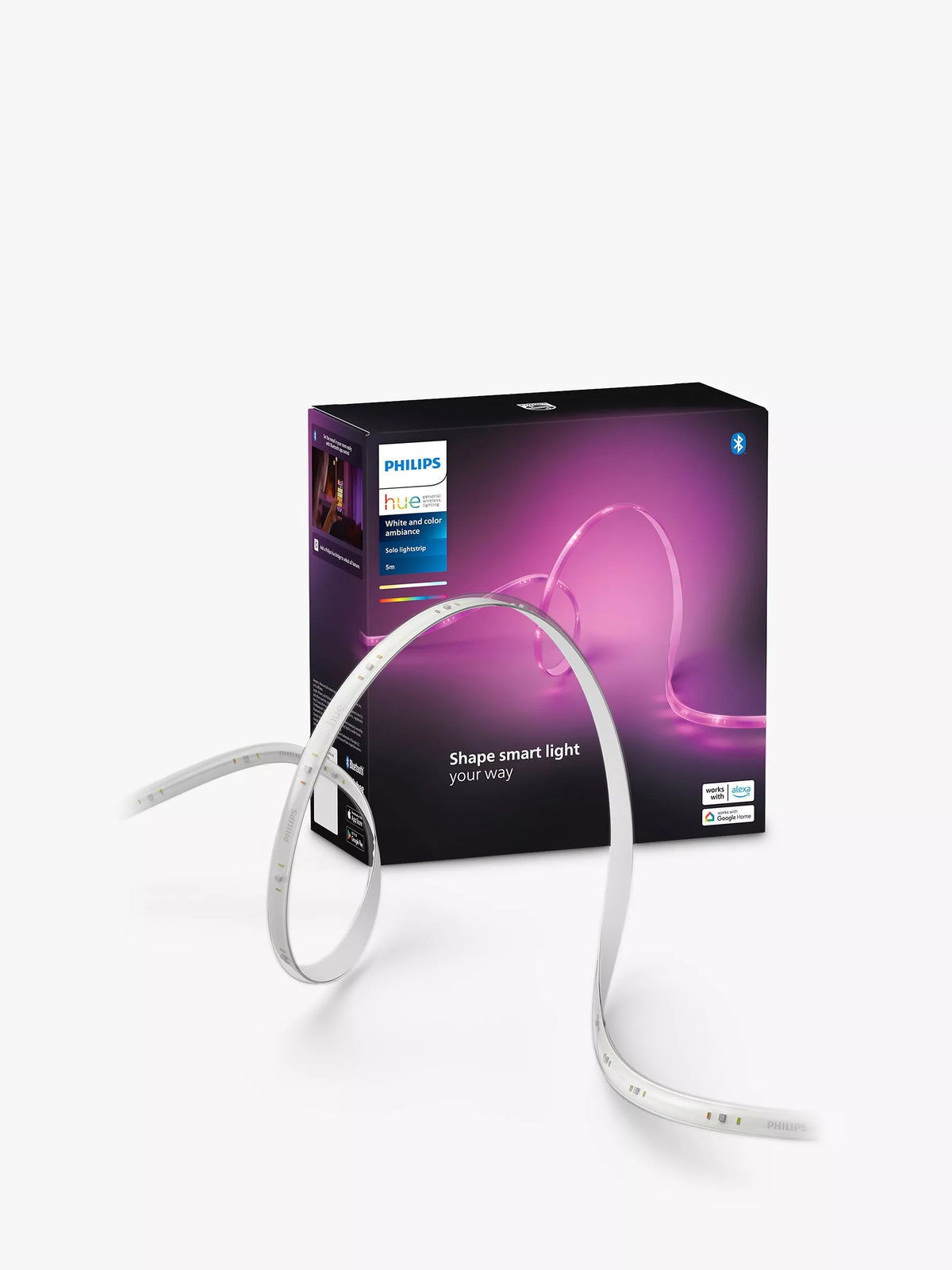 Philips Hue smart light strip 5m, imported from the UK