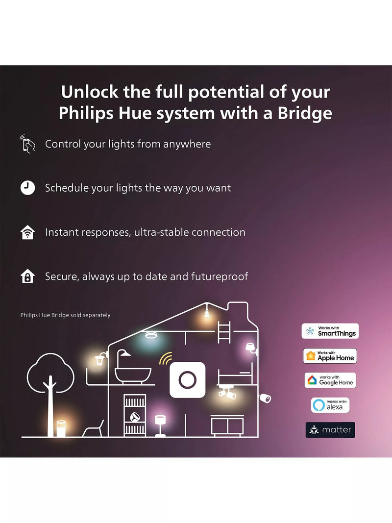 Philips Hue smart light strip 5m, imported from the UK