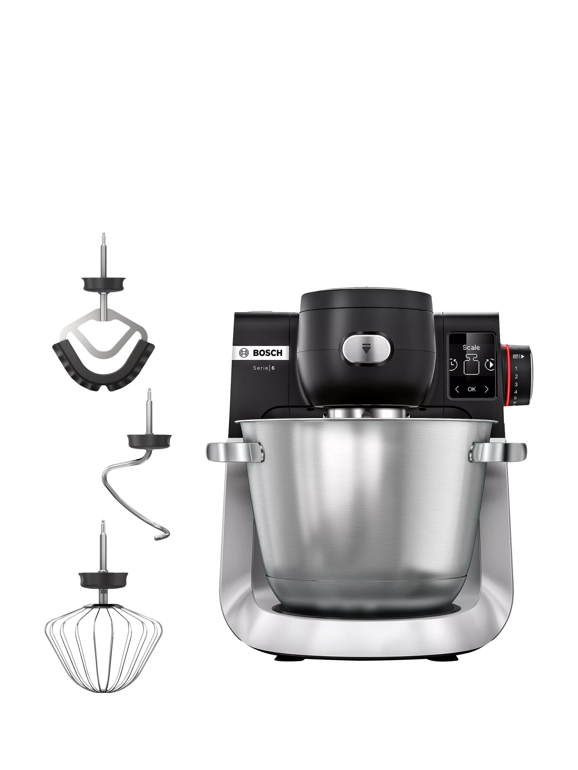 Bosch Series 6 stand mixer black 5.5 litre - British product