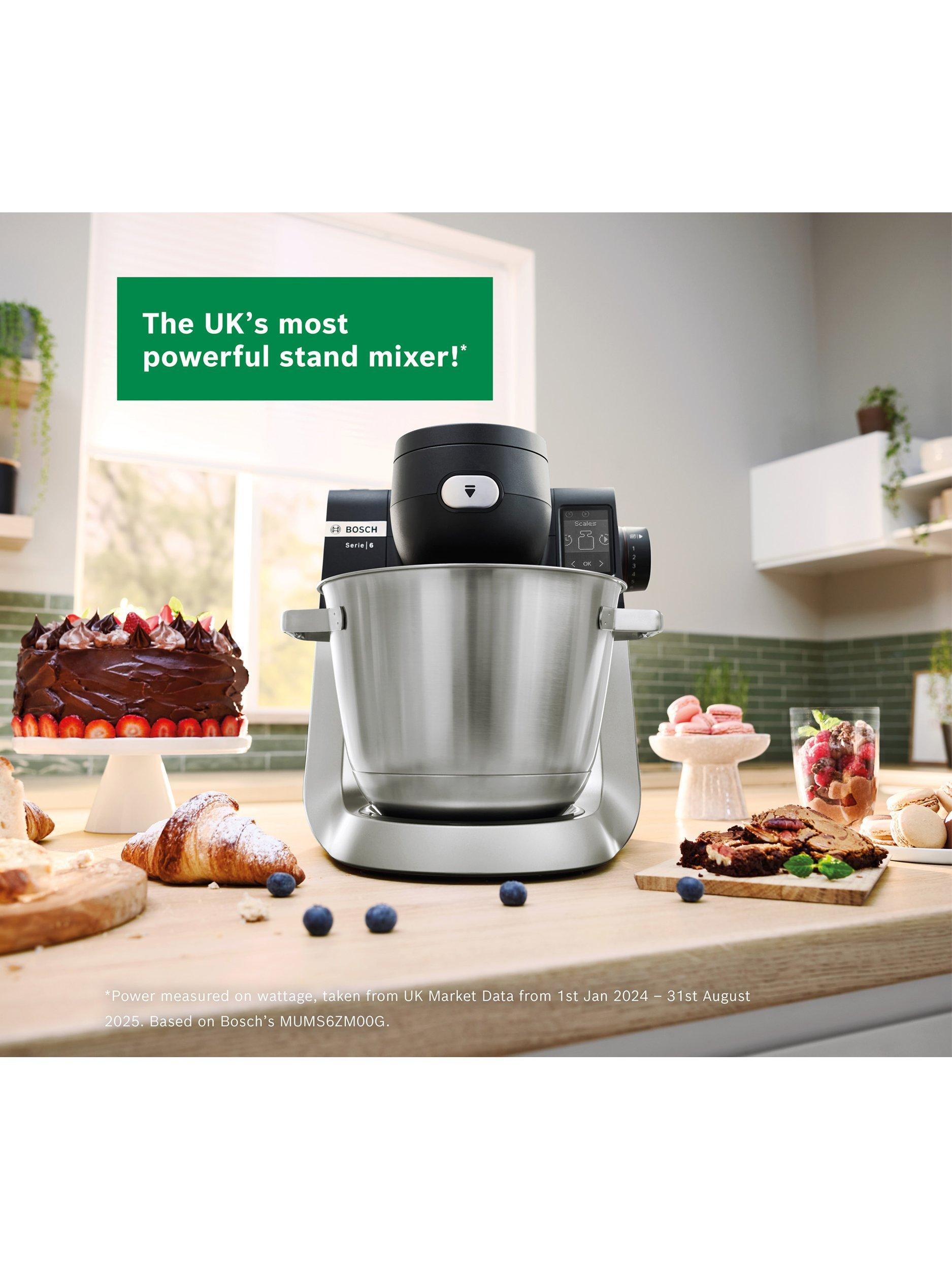 Bosch Series 6 stand mixer black 5.5 litre - British product