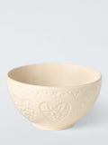 John Lewis Embossed Heart Cereal Bowl 12.8cm, UK version