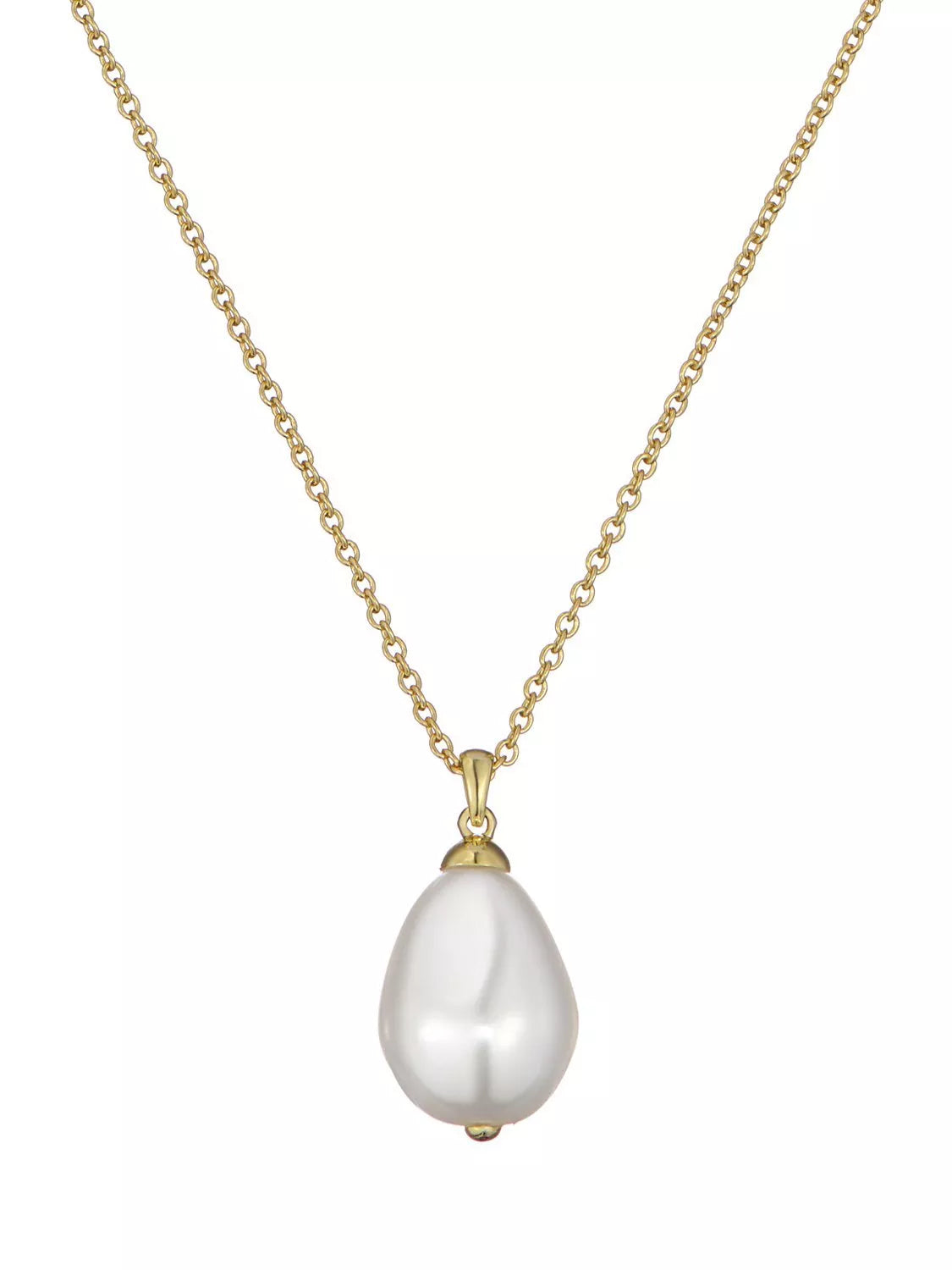 Ted Baker faux pearl pendant necklace gold, imported from the UK