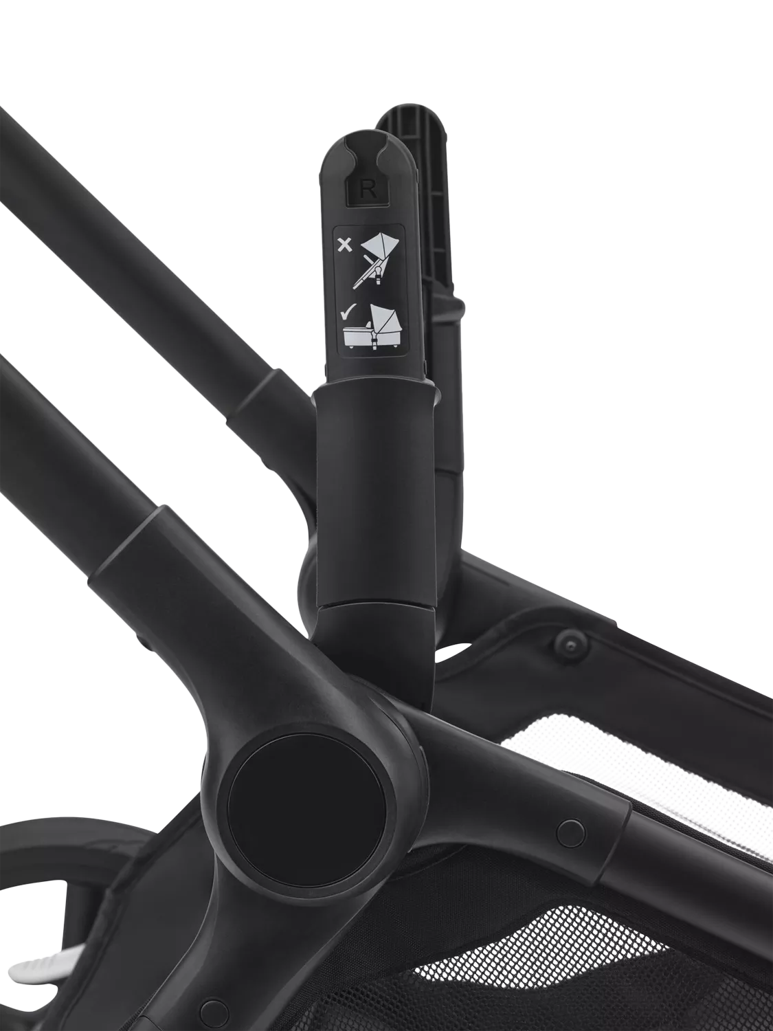 Bugaboo Fox 5 bassinet height adapter black - British product