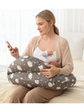 Momcozy adjustable nursing pillow with cotton cover, imported from the UK