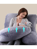 Momcozy U-shaped maternity body pillow, imported from the UK