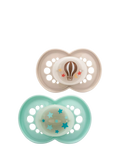 MAM glow in the dark soother pack of 2 (British brand)