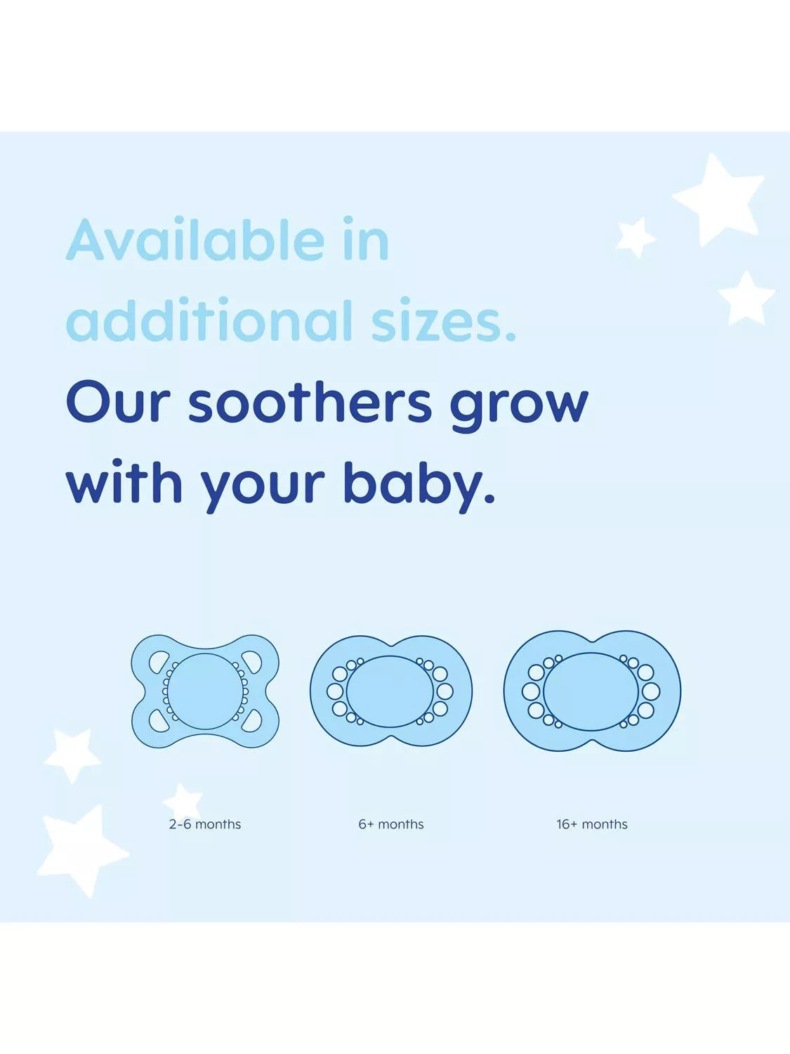 MAM glow in the dark soother pack of 2 (British brand)