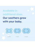 MAM glow in the dark soother pack of 2 (British brand)