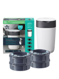 Tommee Tippee Twist & Click nappy bin starter set with refills, UK version