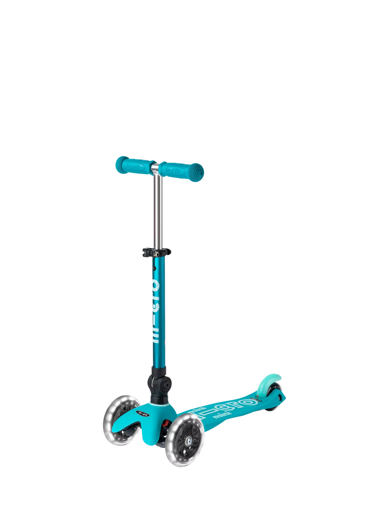 Micro Scooters Mini Deluxe faltbarer LED-Roller Kinderroller