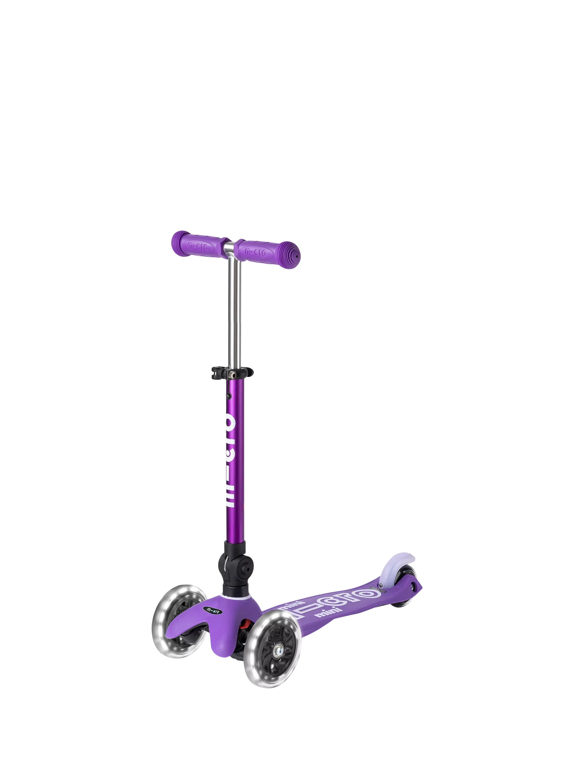 Micro Scooters Mini Deluxe faltbarer LED-Roller Kinderroller