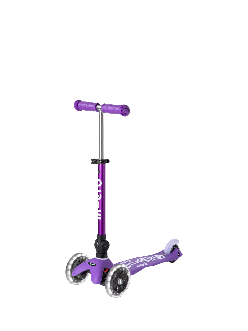 Micro Scooters Mini Deluxe faltbarer LED-Roller Kinderroller