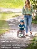 Micro Scooters 4-in-1 Mini Micro push along scooter with LED wheels (British brand)