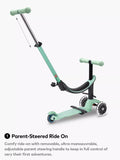 Micro Scooters 4-in-1 Mini Micro push along scooter with LED wheels (British brand)