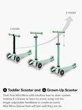 Micro Scooters 4-in-1 Mini Micro Lauflernroller mit LED-Rädern (britische Marke)