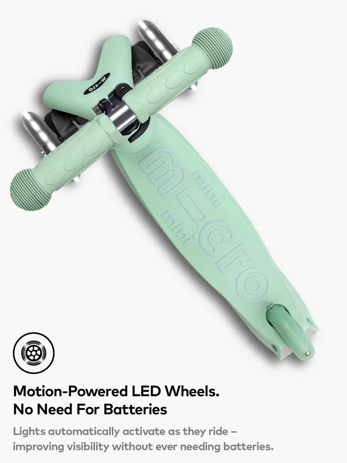 Micro Scooters 4-in-1 Mini Micro push along scooter with LED wheels (British brand)