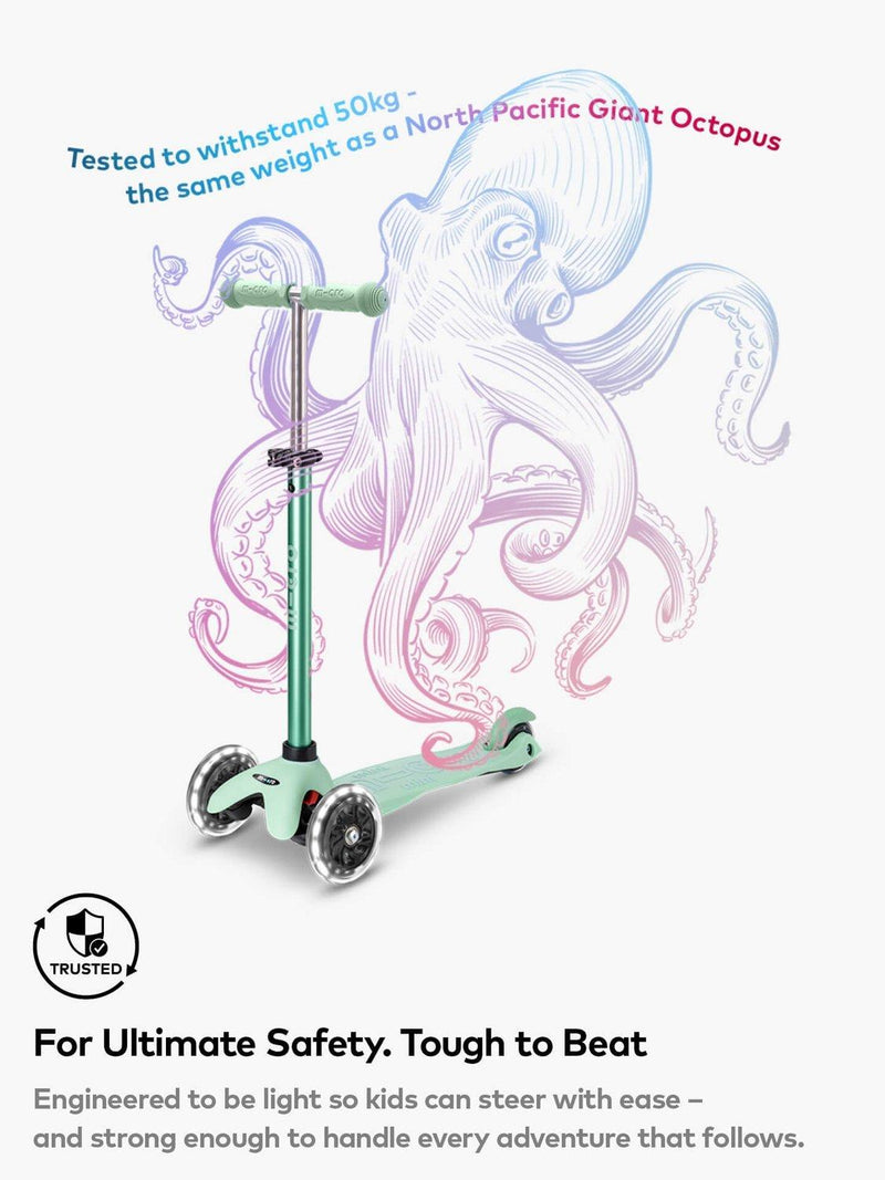 Micro Scooters 4-in-1 Mini Micro Lauflernroller mit LED-Rädern (britische Marke)
