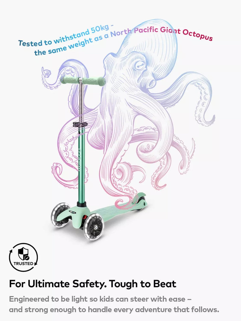 Micro Scooters 4-in-1 Mini Micro push along scooter with LED wheels (British brand)