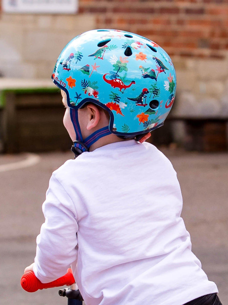 Micro Scooters Casque de sécurité dinosaure pour enfant, taille S - Produit britannique
