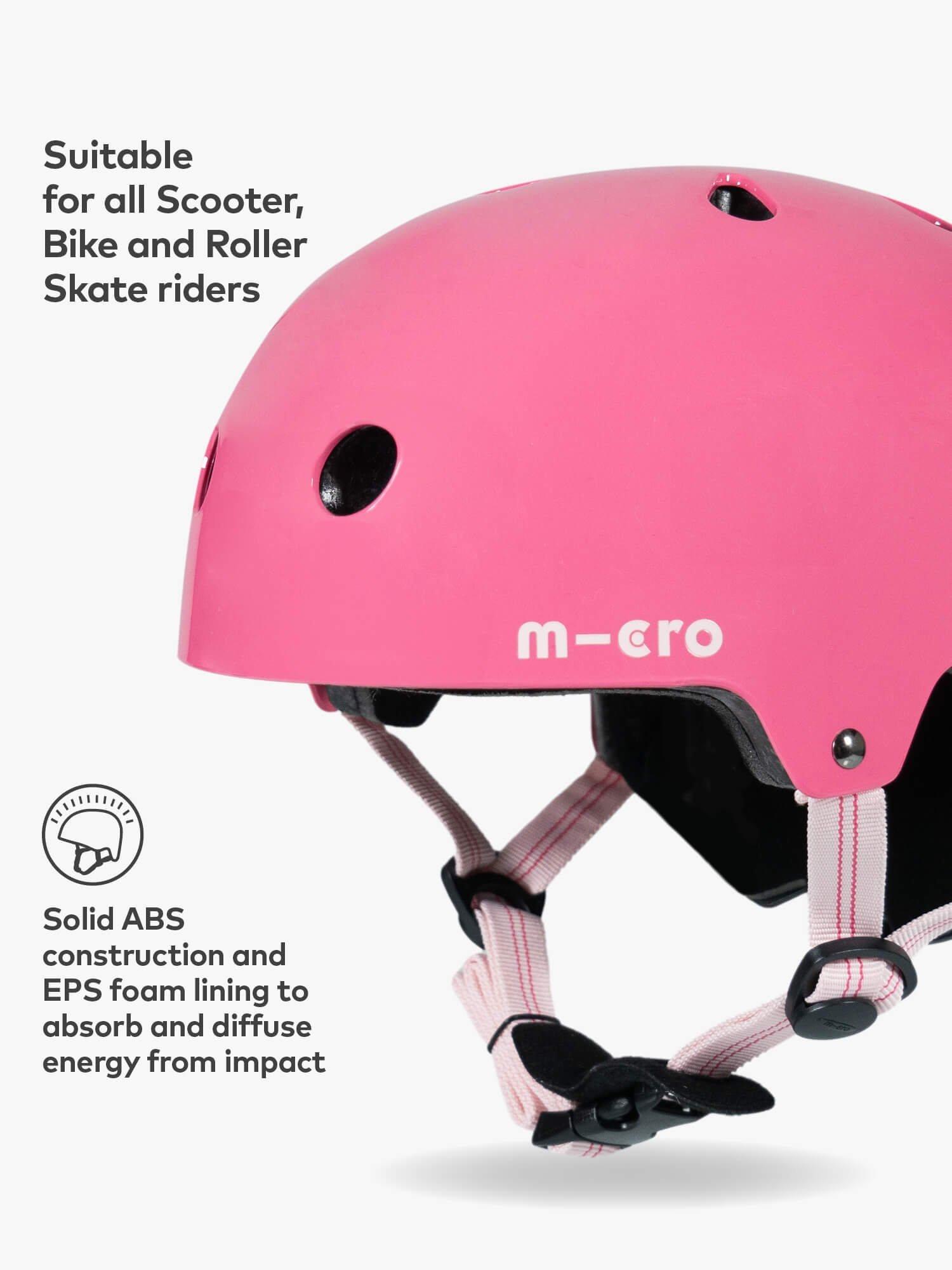 Micro Scooters kids safety helmet pink, imported from the UK