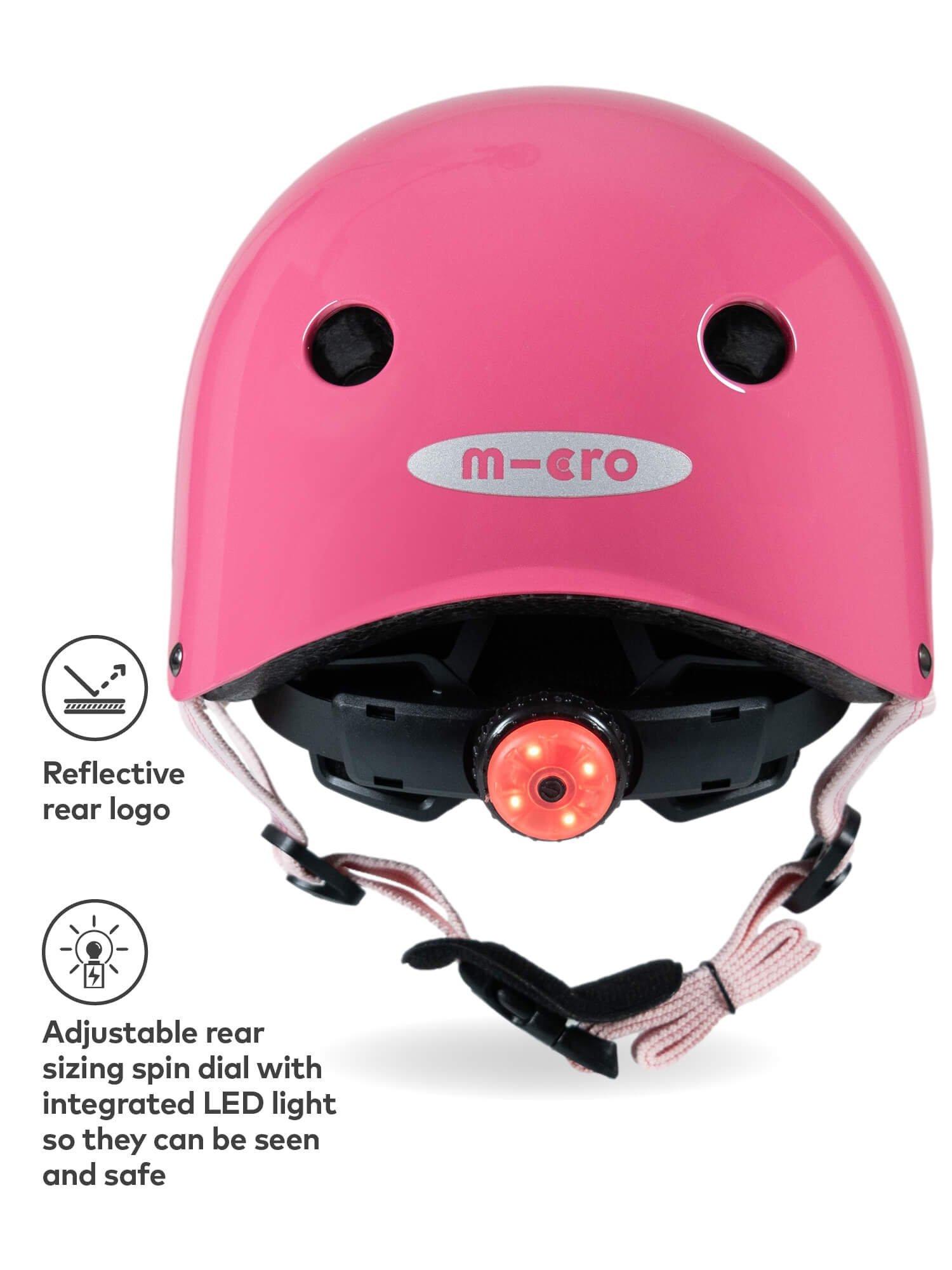 Micro Scooters kids safety helmet pink, imported from the UK