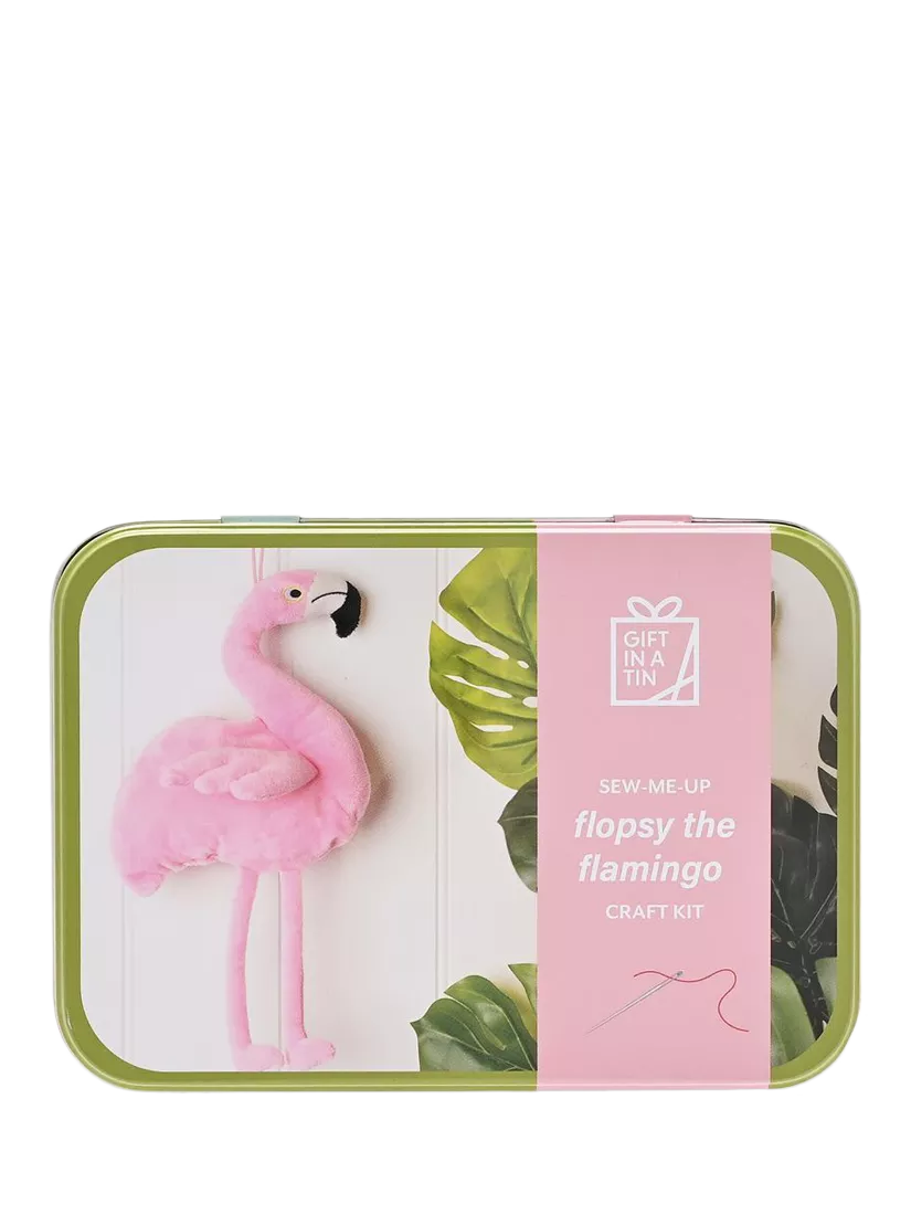 Apples to Pears Flopsy the Flamingo sewing craft kit, imported from the UK
