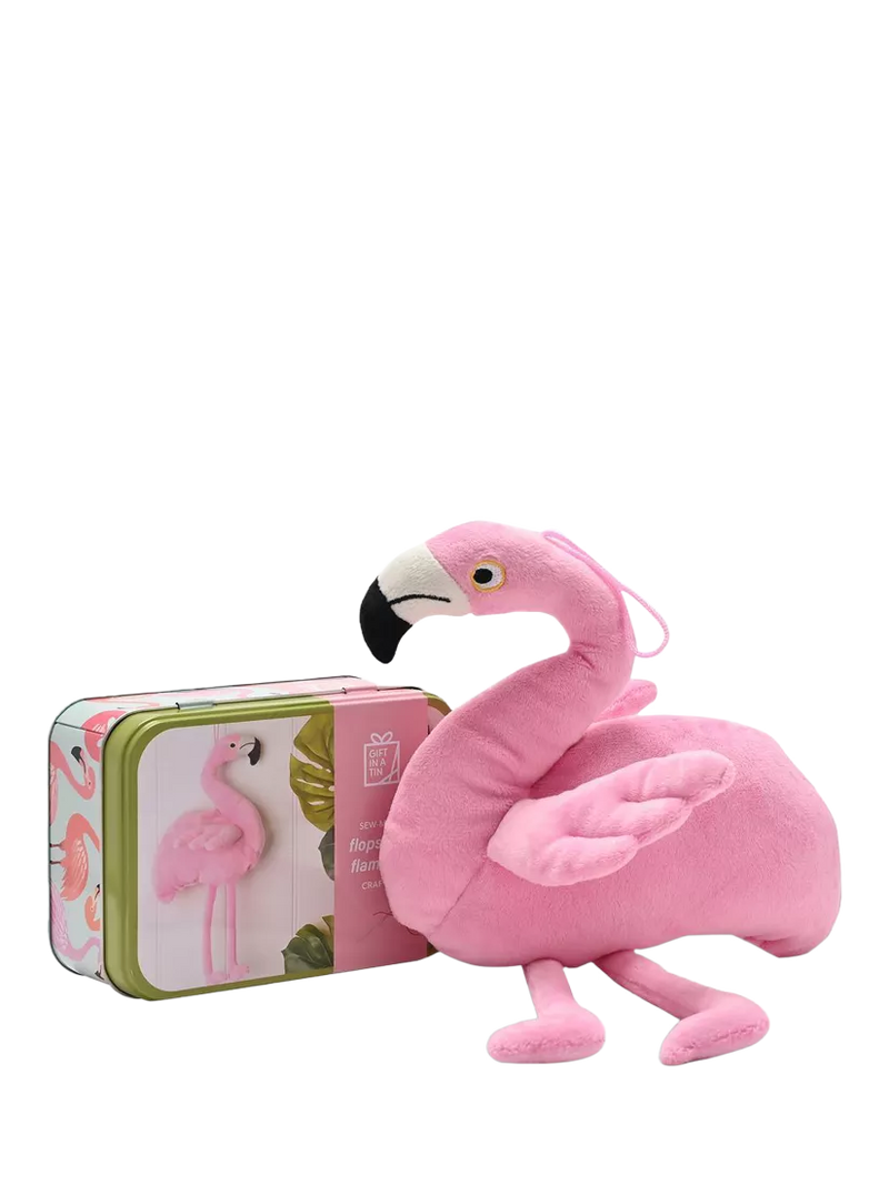 Apples to Pears Flopsy the Flamingo sewing craft kit, imported from the UK