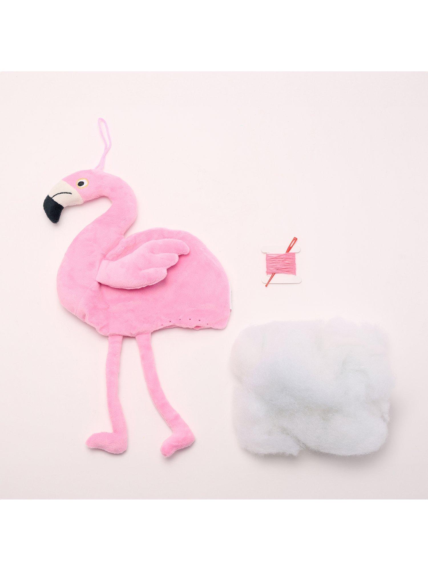 Apples to Pears Flopsy the Flamingo sewing craft kit, imported from the UK