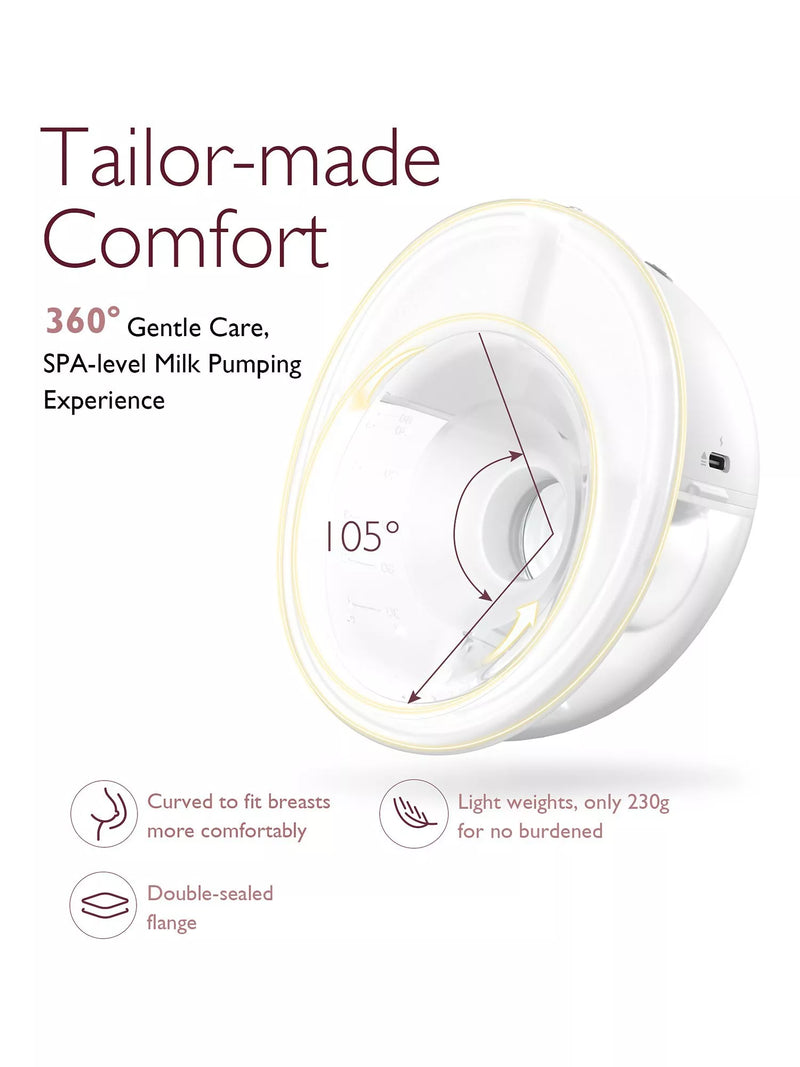 Momcozy M5 wearable single breast pump, imported from the UK