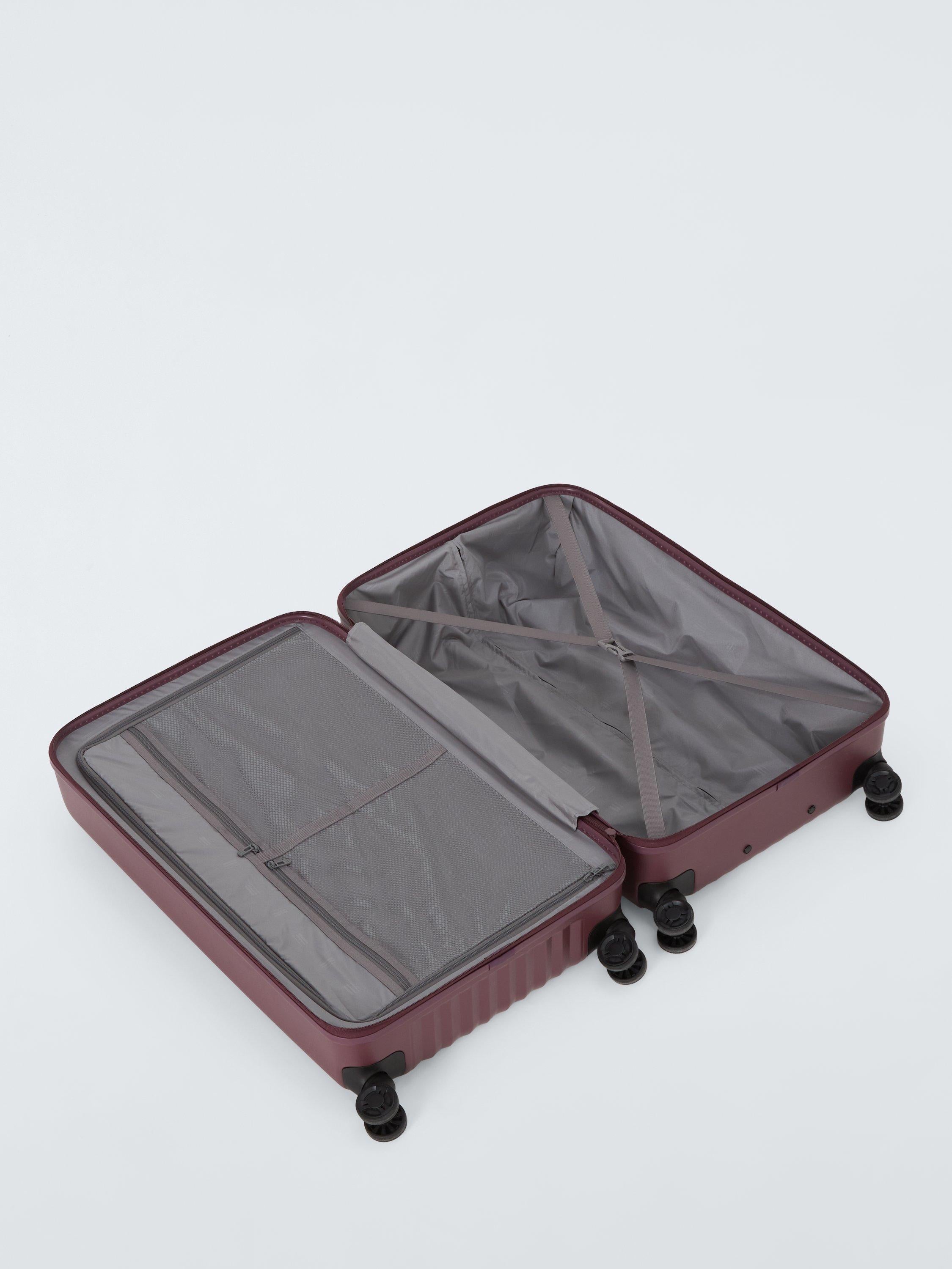 John Lewis Rimini 79cm large suitcase burgundy (British brand)
