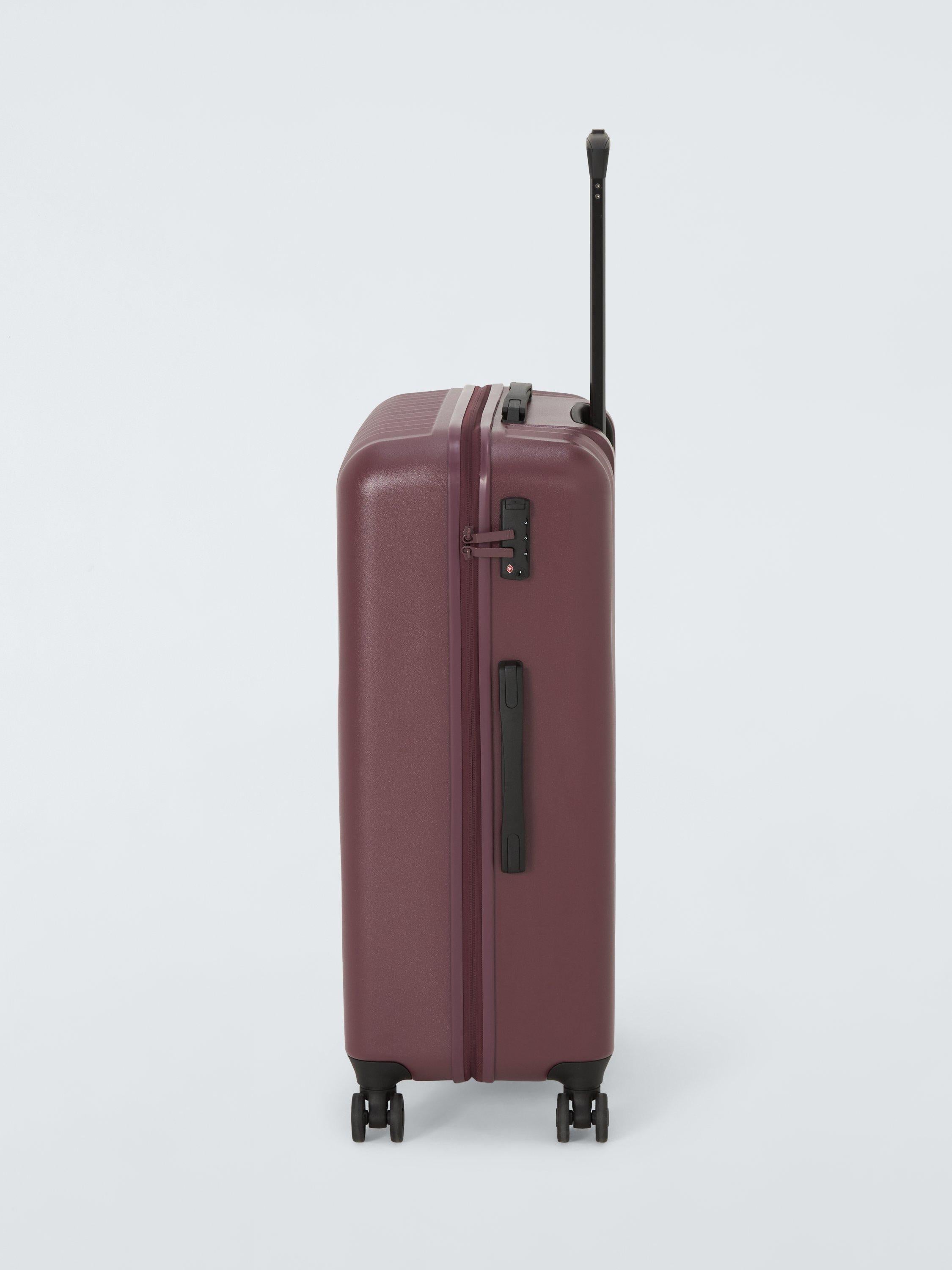 John Lewis Rimini 79cm large suitcase burgundy (British brand)