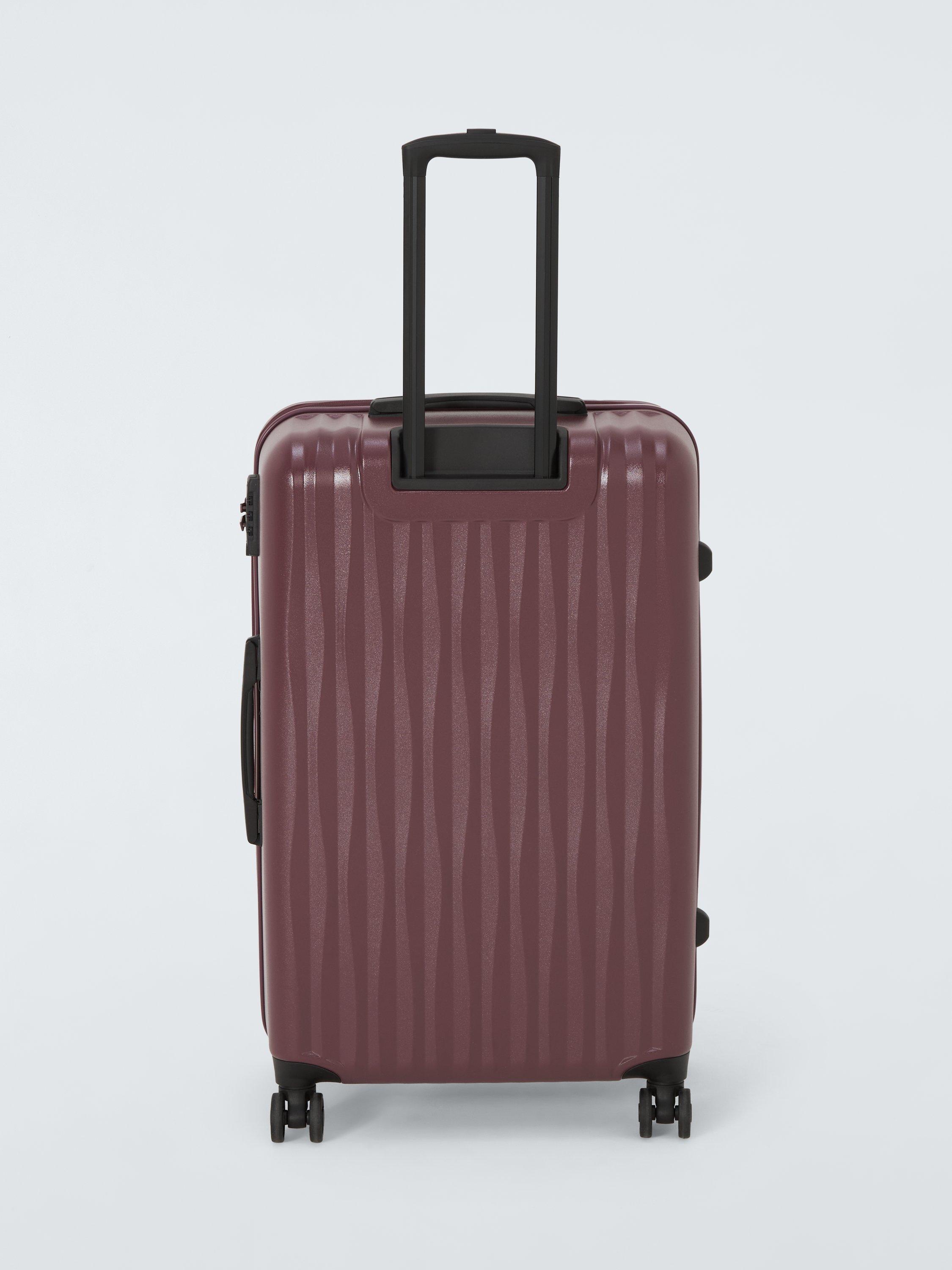 John Lewis Rimini 79cm large suitcase burgundy (British brand)