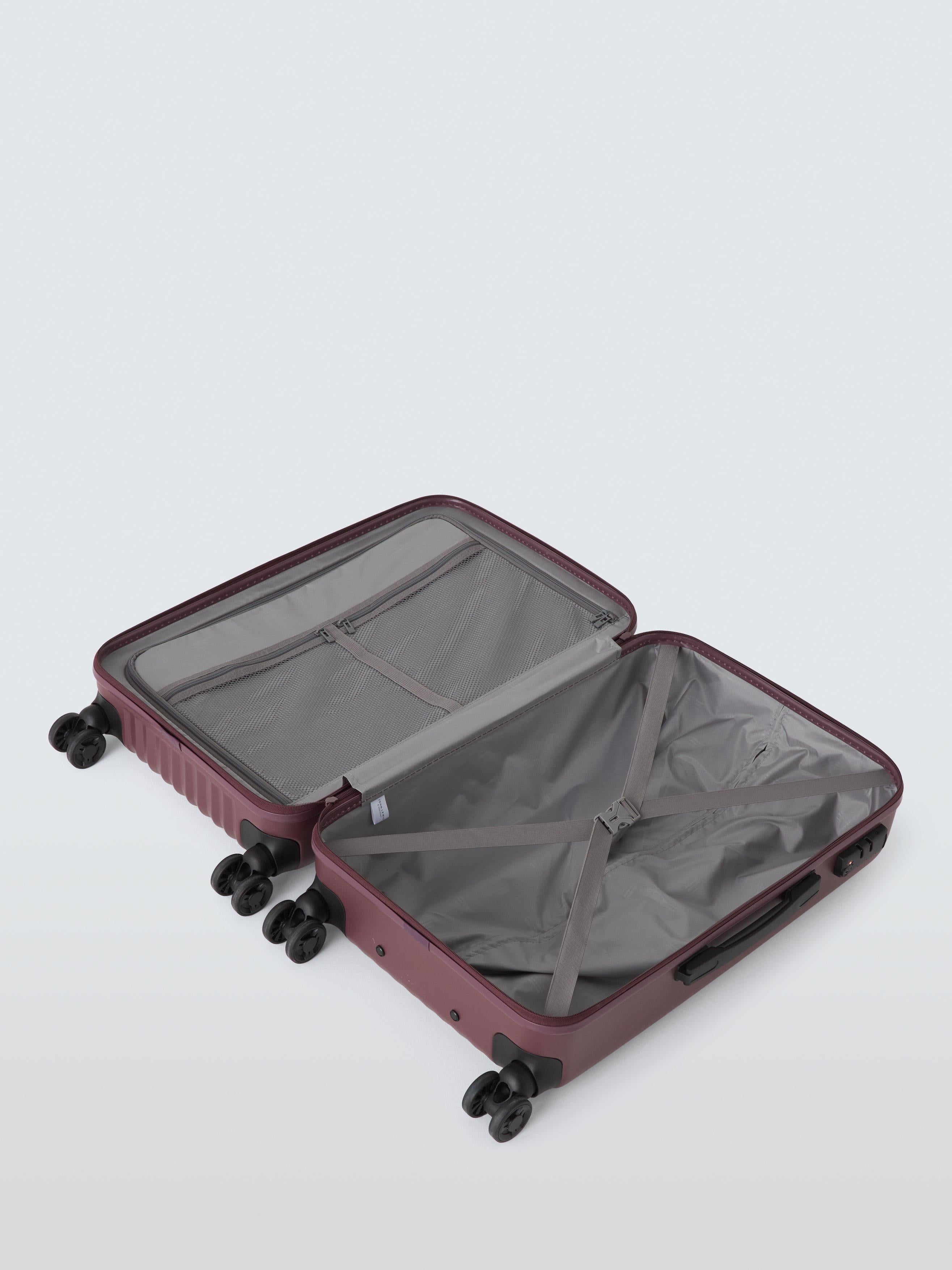 John Lewis Rimini 66cm medium suitcase in burgundy (British brand)