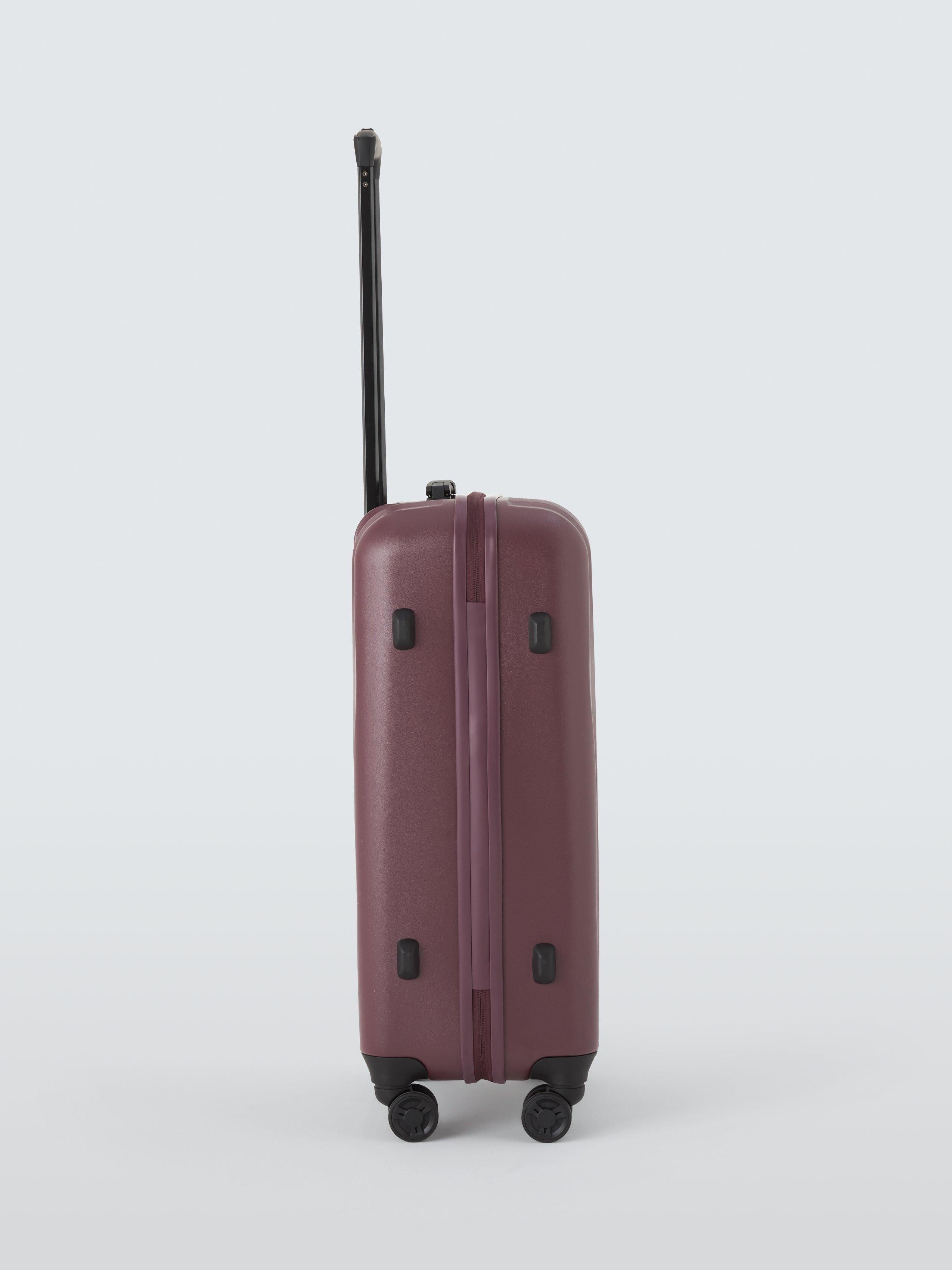 John Lewis Rimini 66cm medium suitcase in burgundy (British brand)