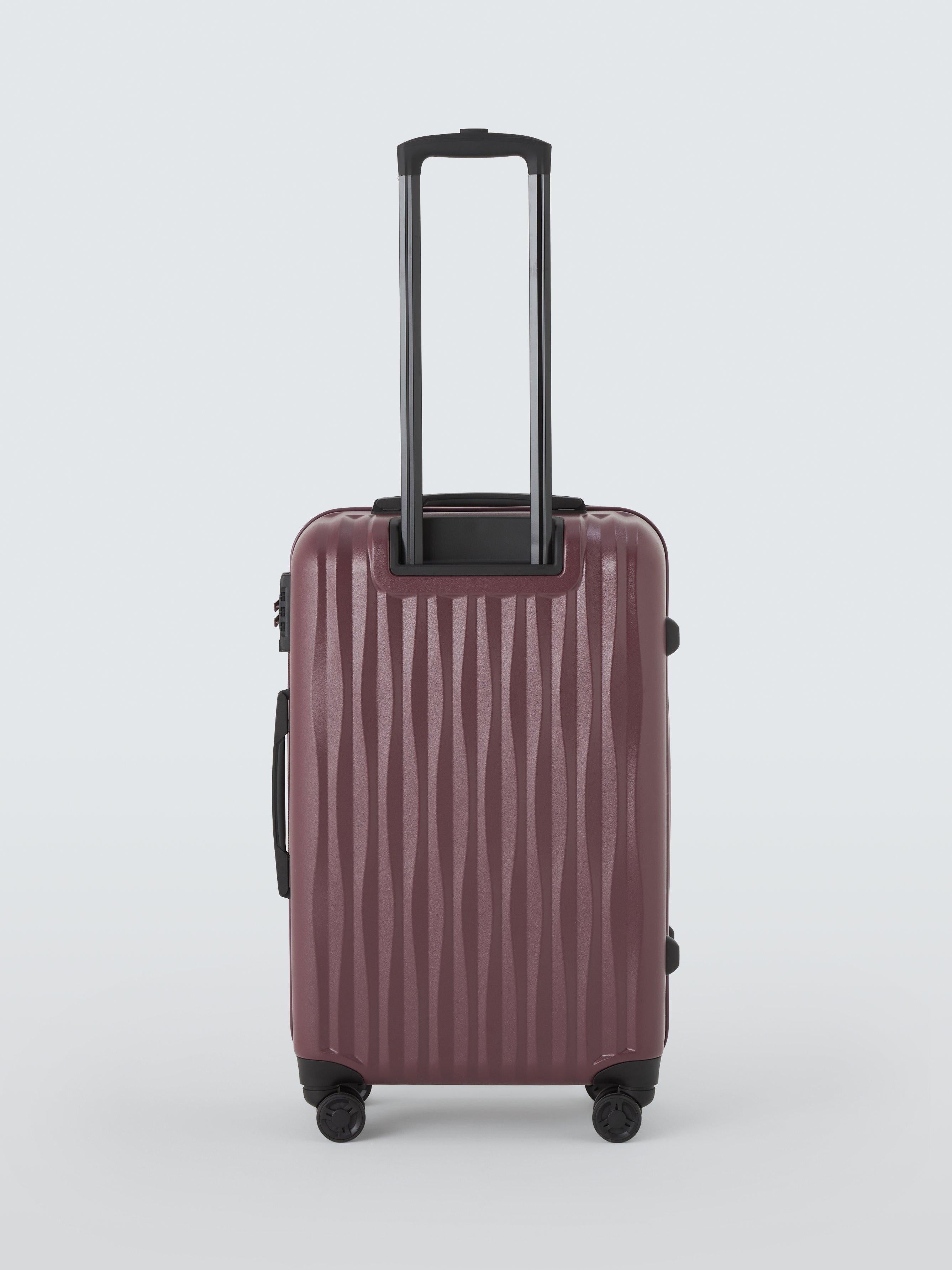 John Lewis Rimini 66cm medium suitcase in burgundy (British brand)