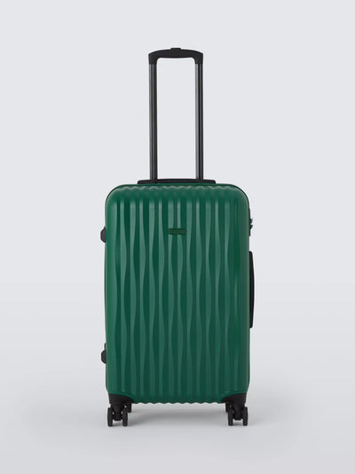 John Lewis John Lewis Rimini Medium Suitcase 66cm Dark Green- Buy online at McGrocer