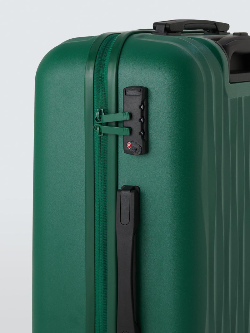 John Lewis Rimini medium suitcase 66cm dark green, imported from the UK
