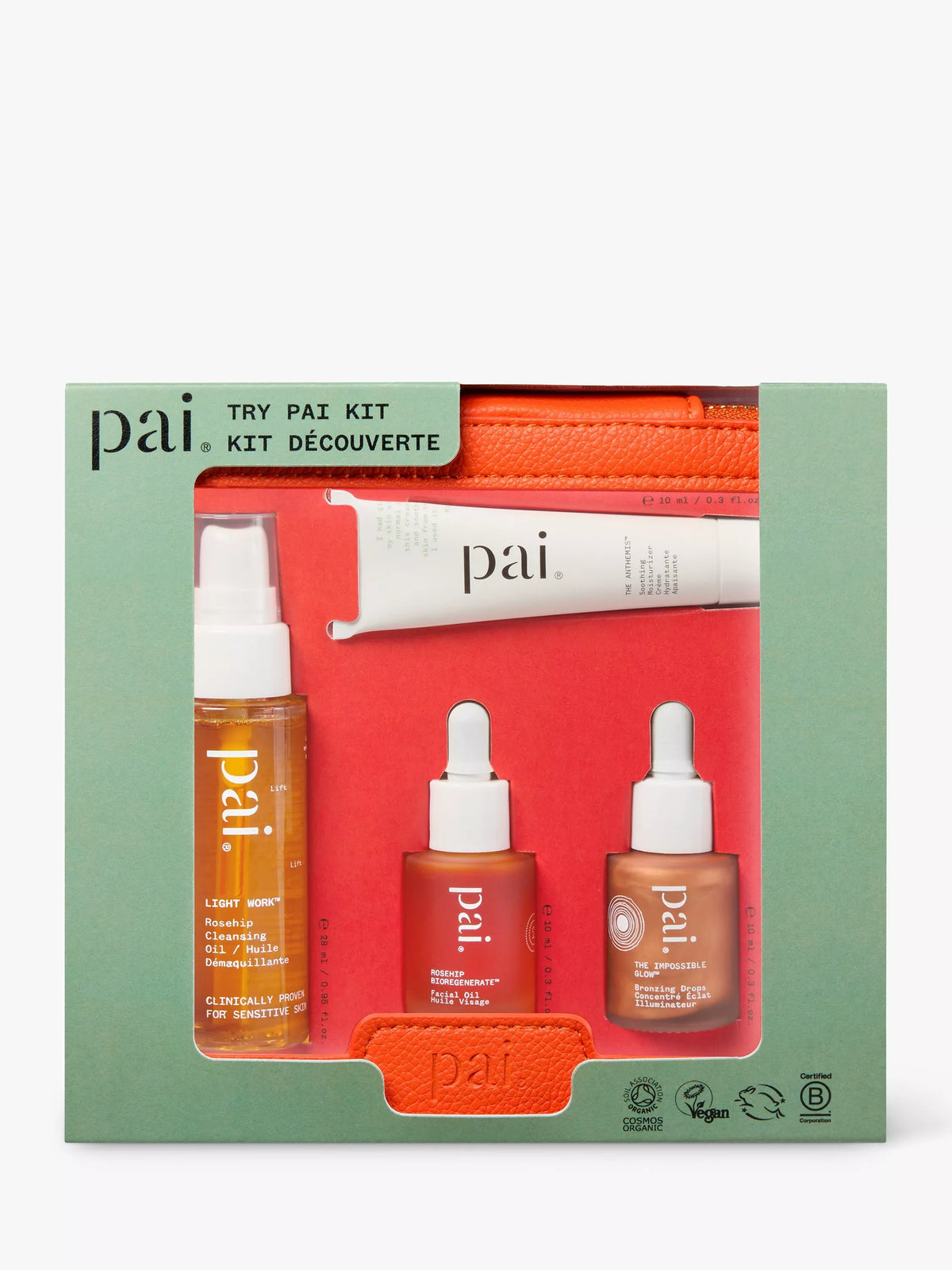 Pai Try Pai Kit skincare set for sensitive skin - British product